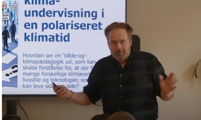 Jesper Steenberg holder oplæg