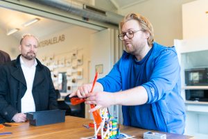 En vindmølle i makerspace